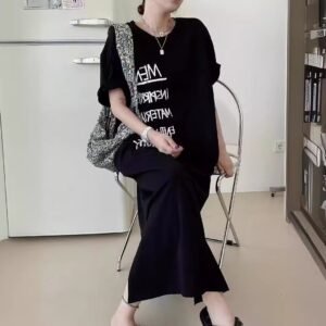 C7557 - 字母连身裙（现货）